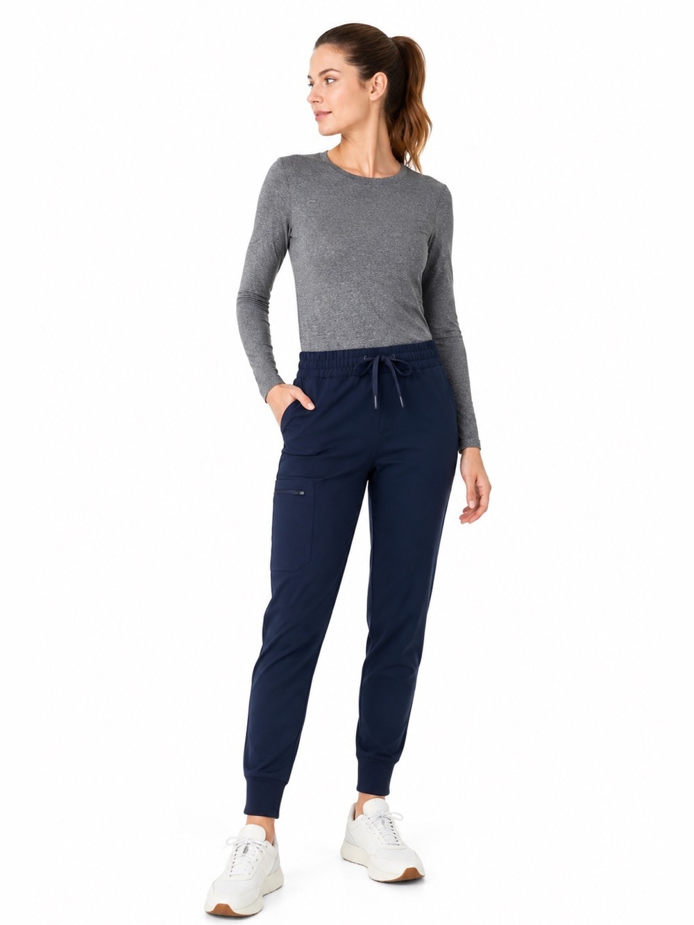 FIGS Yola Jogger Scrub Pants Blue Size Large NWT